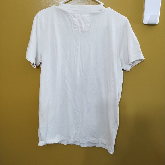 VTG Y2K Hollister Short Sleeve Embroidered Hawaiian Themed Cotton T Shirt L - Picture 5 of 5